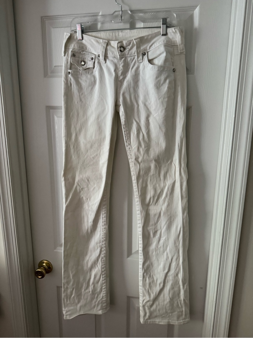 True Religion White Boot-Cut Women's Jeans